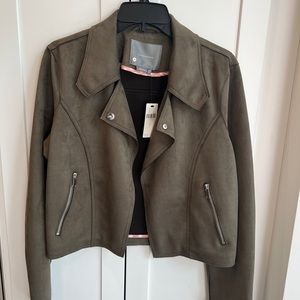 Anthropologie size m moto jacket NWT